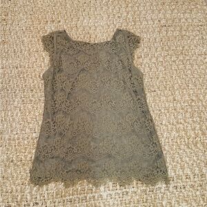 The Limited Green Lace Blouse/ Top/ Shirt, Size Small, New